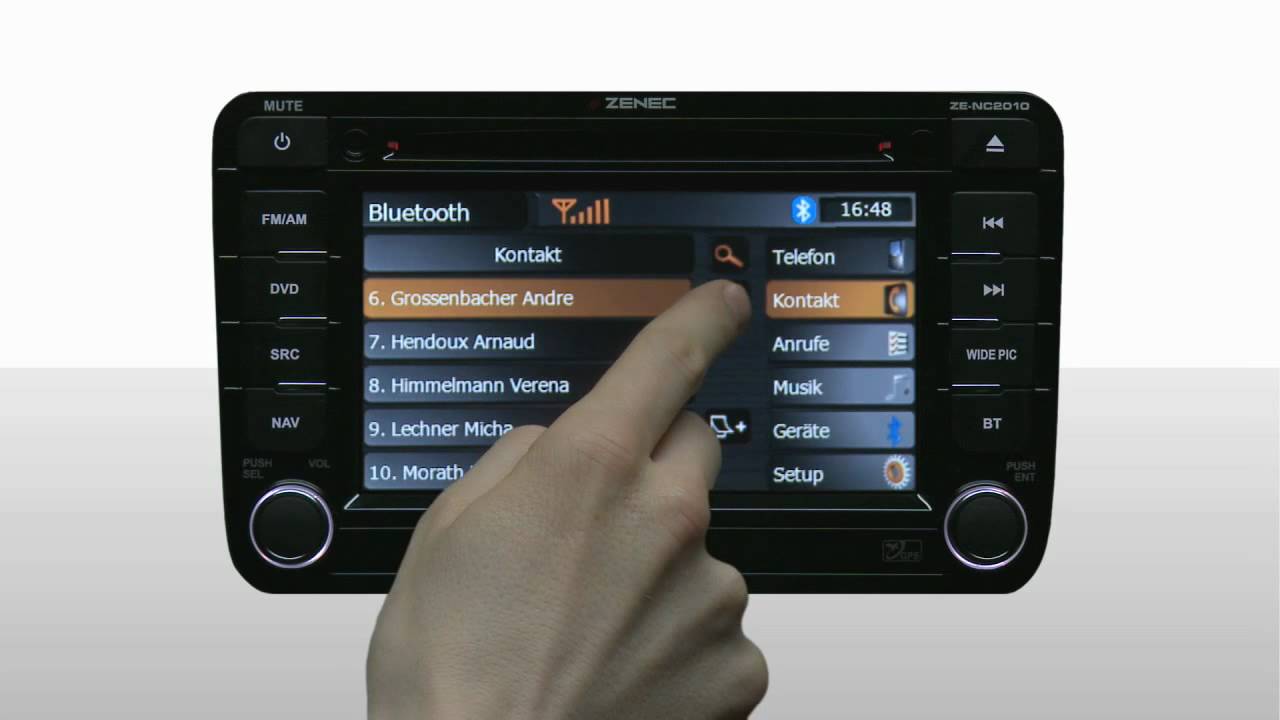 ZENEC EGO ZE-NC2010 Bluetooth - deutsch