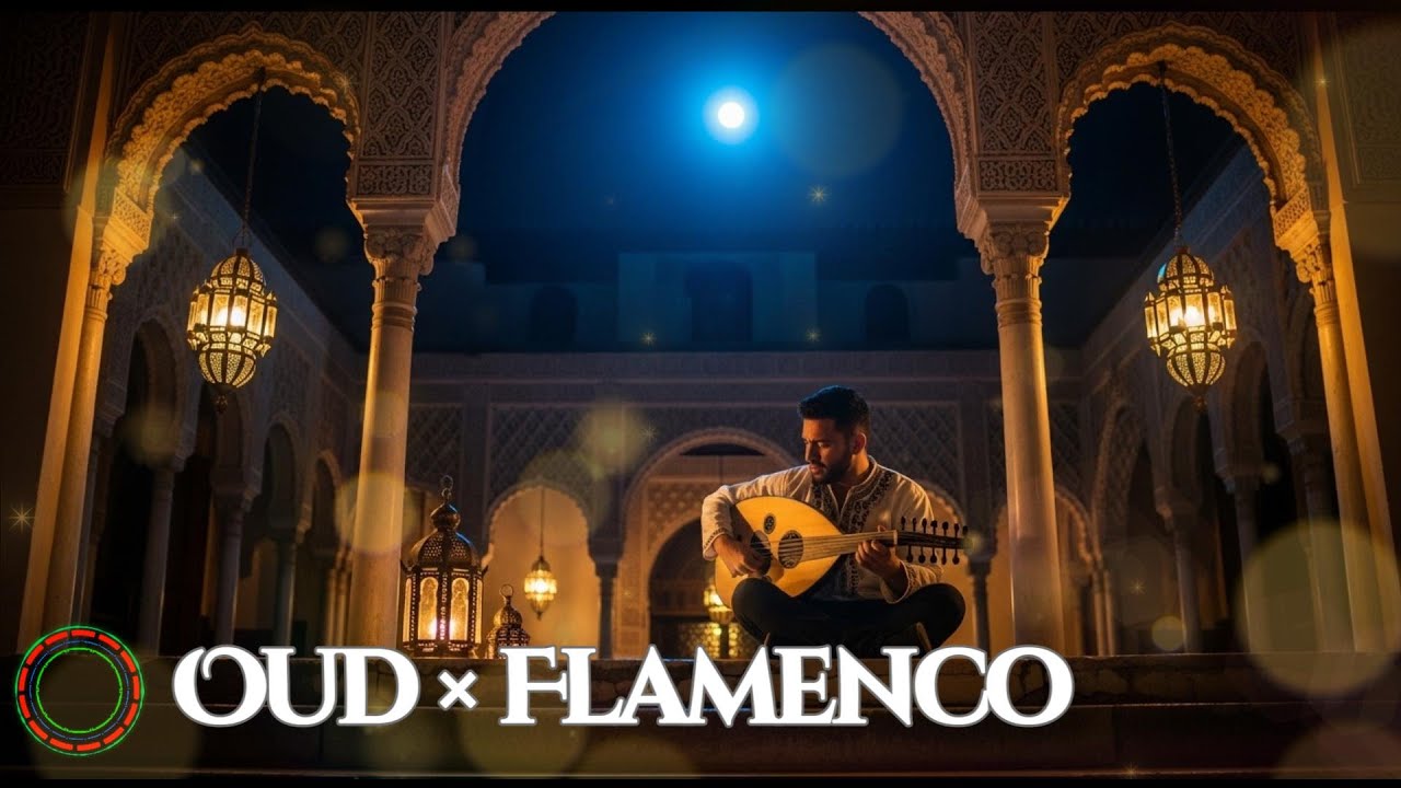 Andalusian Oud Flamenco Nights | Fusión Instrumental Emocional Árabe🕌–Española🪕