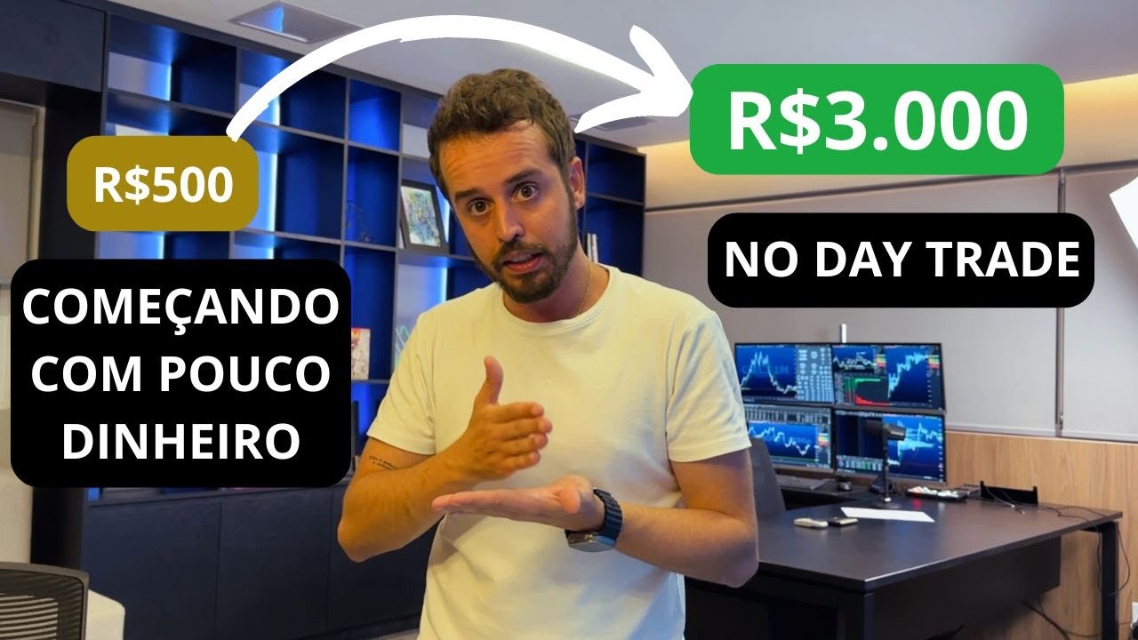 A arte de come&ccedil;ar com pouco no day trade: aprenda com um profissional
