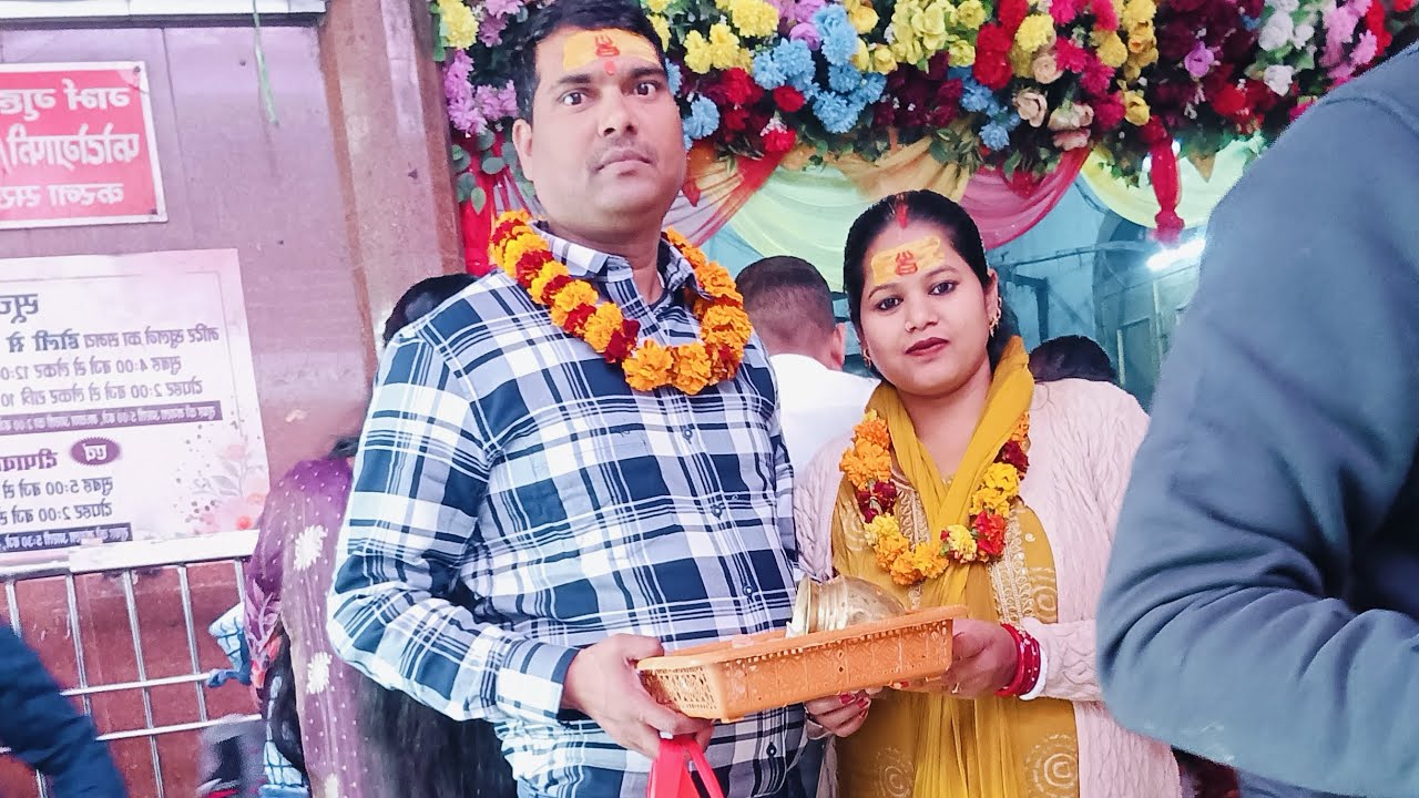 ##vlog Main Apne Pati ke sath anniversary per Muzaffarpur ke prasiddh mandir mein Puja karne gai