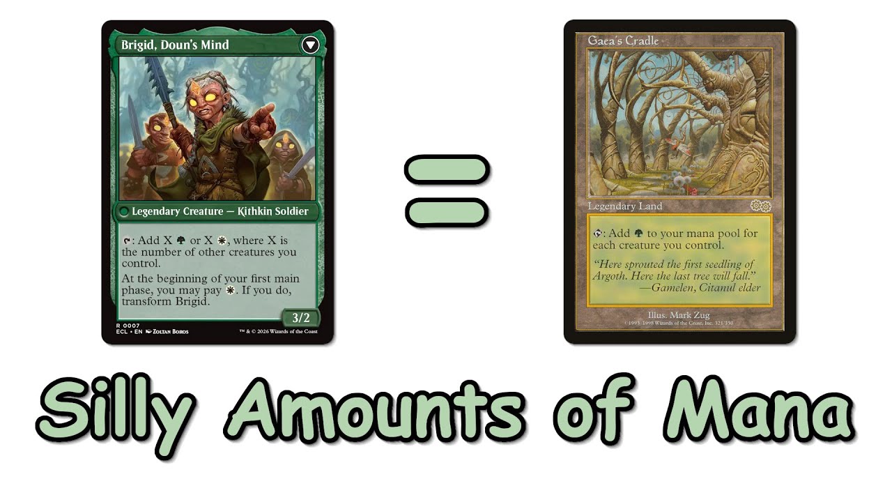 Gaea's Cradle in the Command Zone - Brigid, Clachan's Heart//Brigid, Doun's Mind EDH Deck Tech
