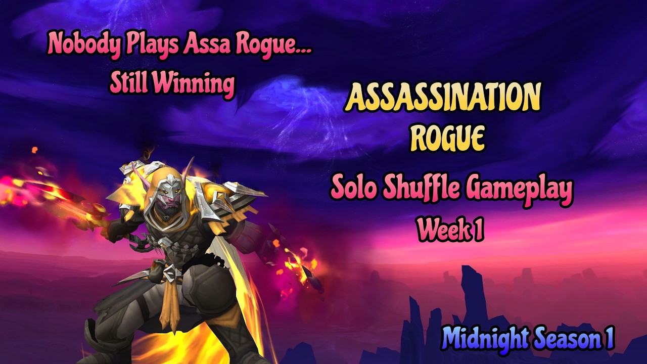 Assassination Rogue PvP - Midnight Season 1 - Solo Shuffle Gameplay