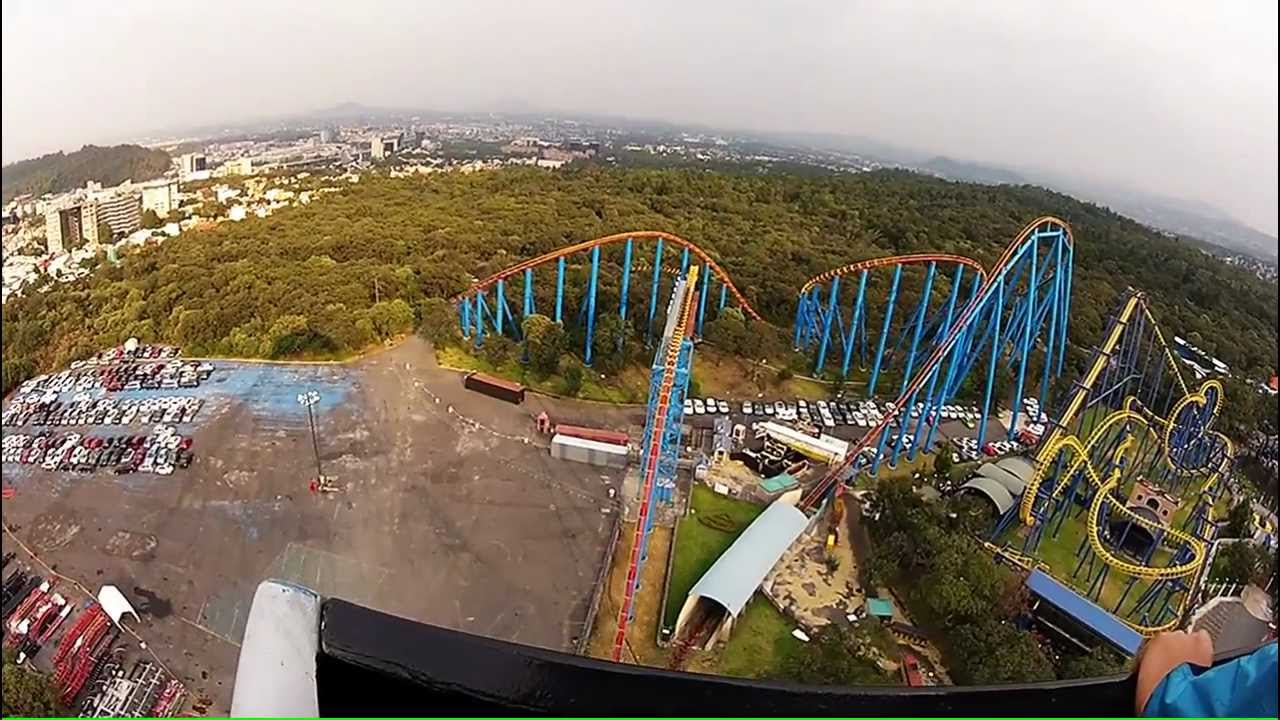 Super man go pro Six Flags HD