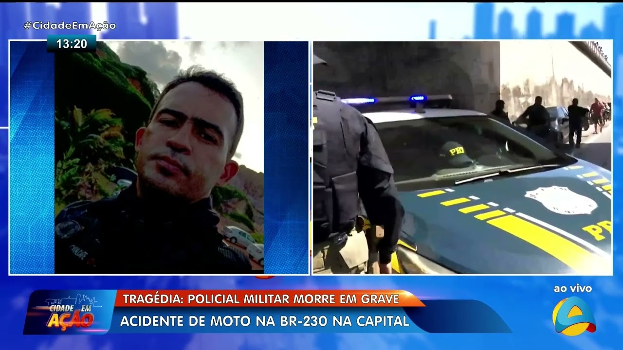 Cidade em Ação - Policial Militar morre em grave acidente de moto na BR 230 na capital - Parte 2