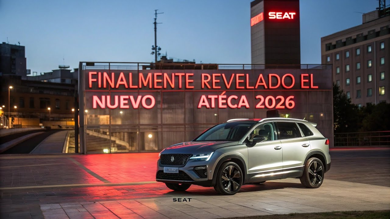 Finalmente Revelado el Nuevo SEAT Ateca 2026 – Más Moderno, Potente y Tecnológico que Nunca