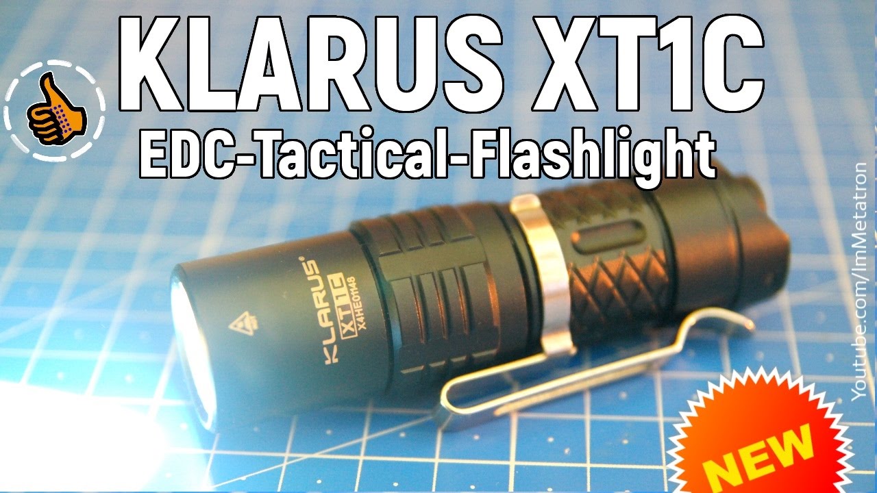 KLARUS XT1C - новый EDC тактик на 700 люмен