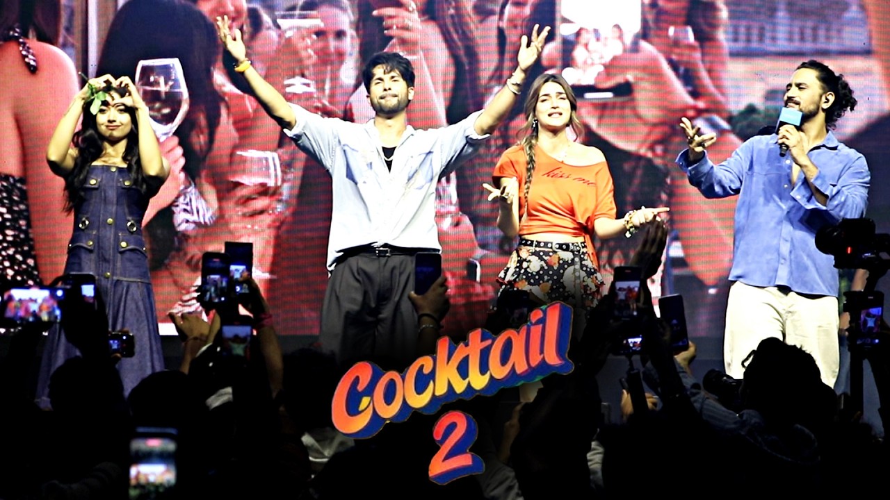 COCKTAIL 2 Music Festival in Pune | Shahid Kapoor, Kriti Sanon and Rashmika Mandanna