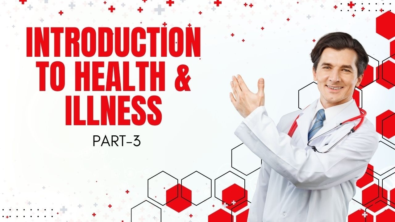 INTRODUCTION TO HEALTH & ILLNESS PART -3