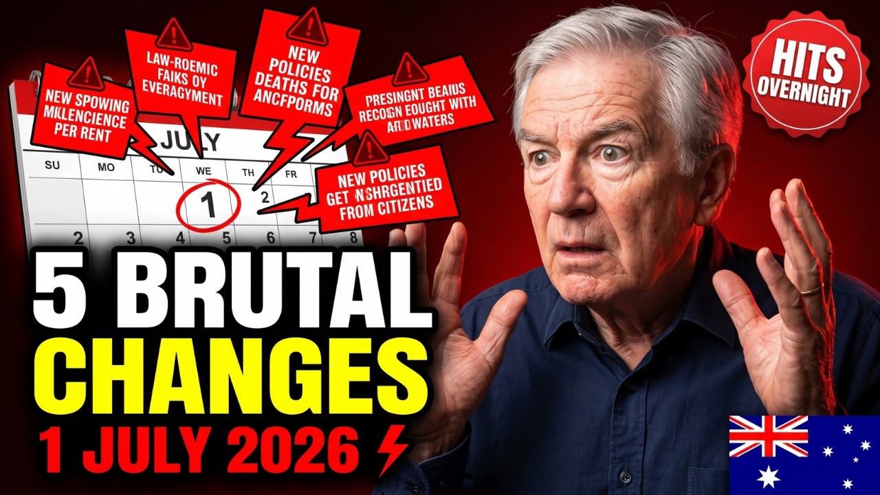 BRUTAL: 5 Things That Changed for Australian Pensioners at Midnight &mdash; Check Your Pension RIGHT NOW
