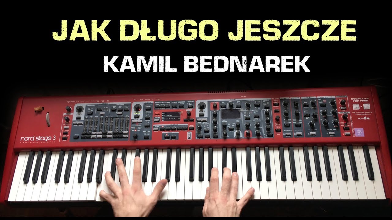 Kamil Bednarek - Jak długo jeszcze (NUTY piano cover) MHIC