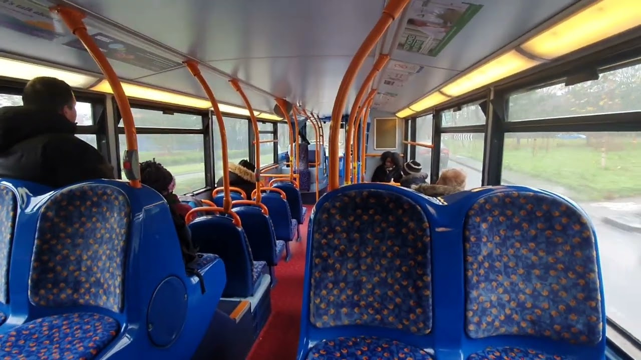*Very Tired* Stagecoach Manchester Dennis Trident II E400 19487 (MX09 APO) Route 256
