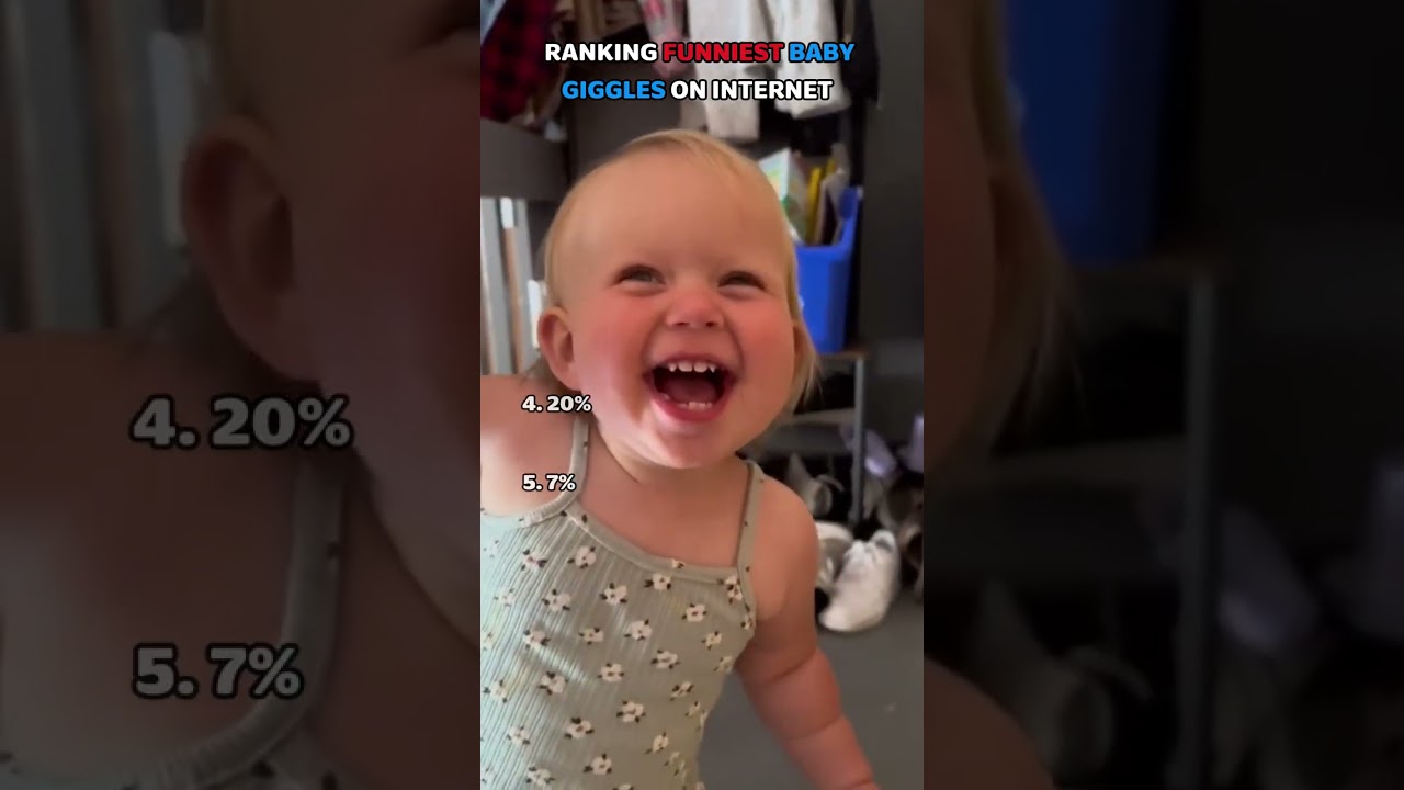 Ranking CUTEST Baby Giggles Moments On Internet #baby #funnybaby #shorts