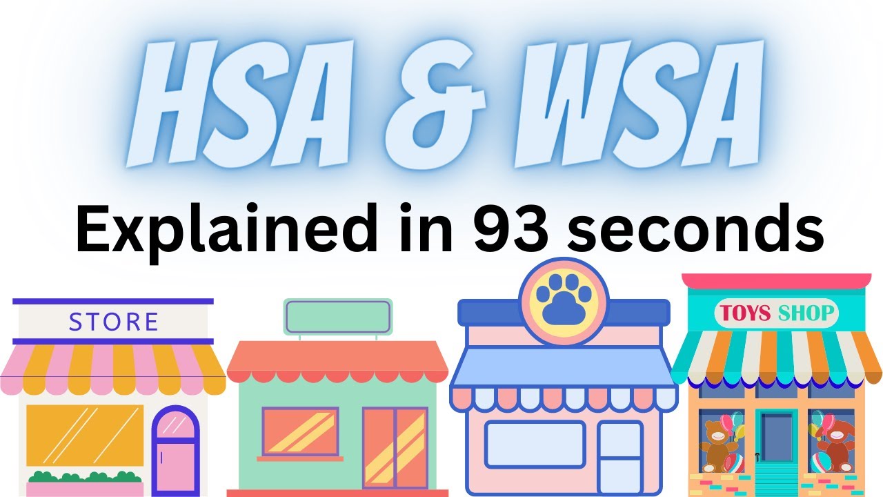 Health Spending Account (HSA) and Wellness Spending Account (WSA) Explained in 93 Seconds