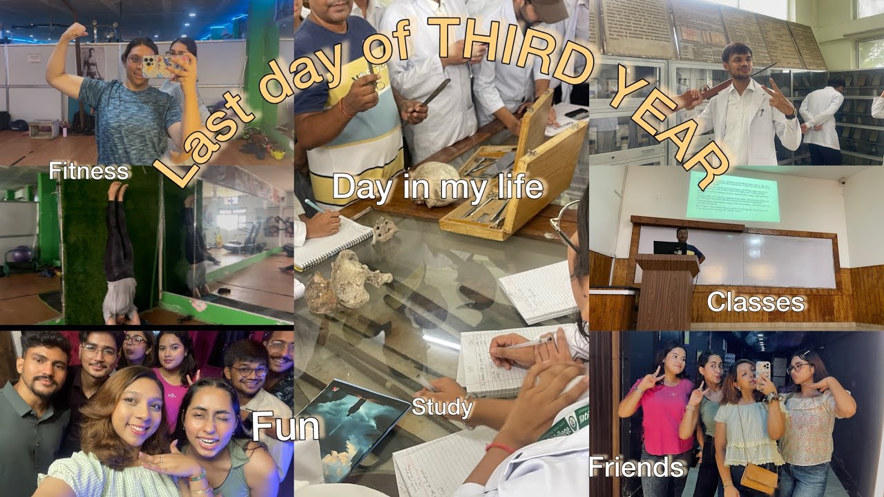 IIIrd year || last class || day in my life || medschool  July 2025