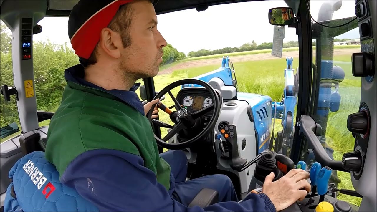 taglio il loietto con la kuhn FC244R