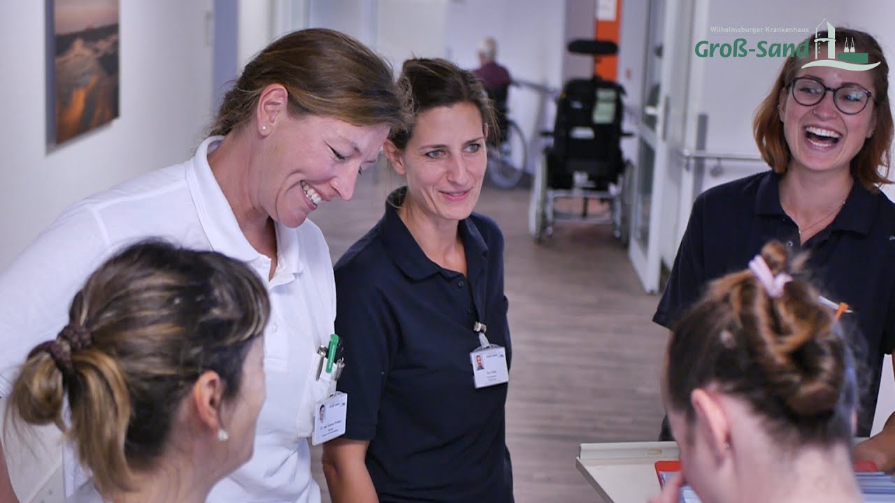 Groß Sand. Krankenhaus in Wilhelmsburg.
