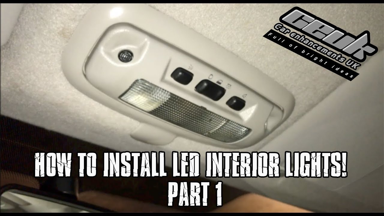 HOW TO INSTALL LED INTERIOR LIGHTS MK6 ST - PART 1