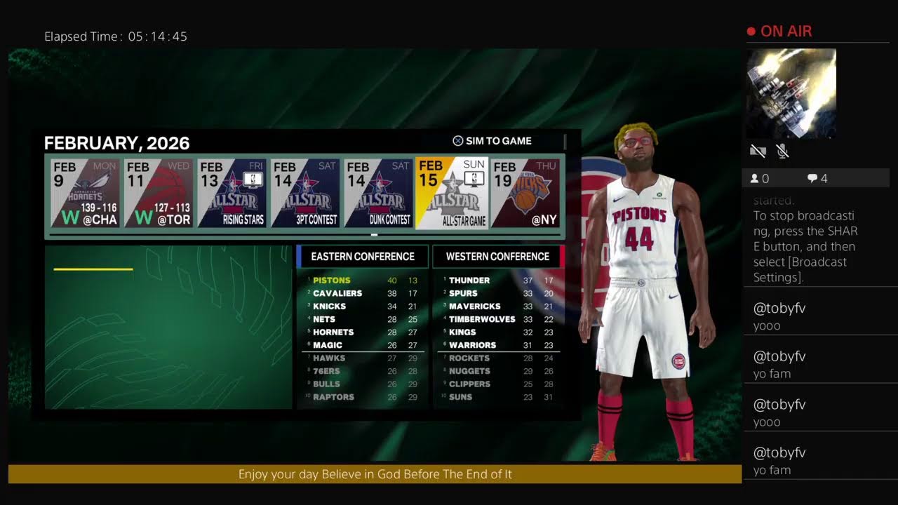 My Wife Bought Me 2k26! Quadruple Double MyCareer & No Squad Day 16