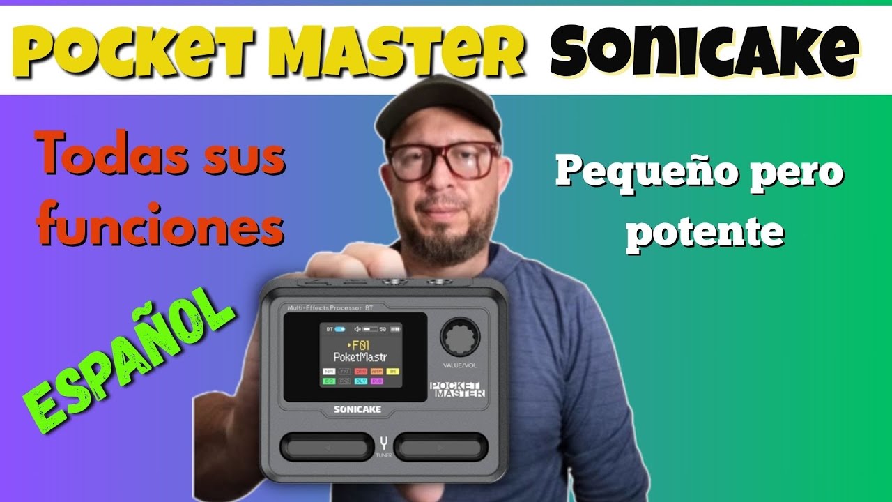 Pocket Master de Sonicake: Pequeño pero potente (Multiefecto para guitarra y bajo)