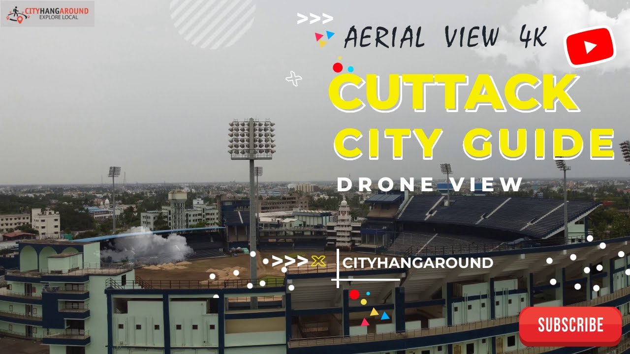 Cuttack City Tour Drone View Top Attractions for Travel