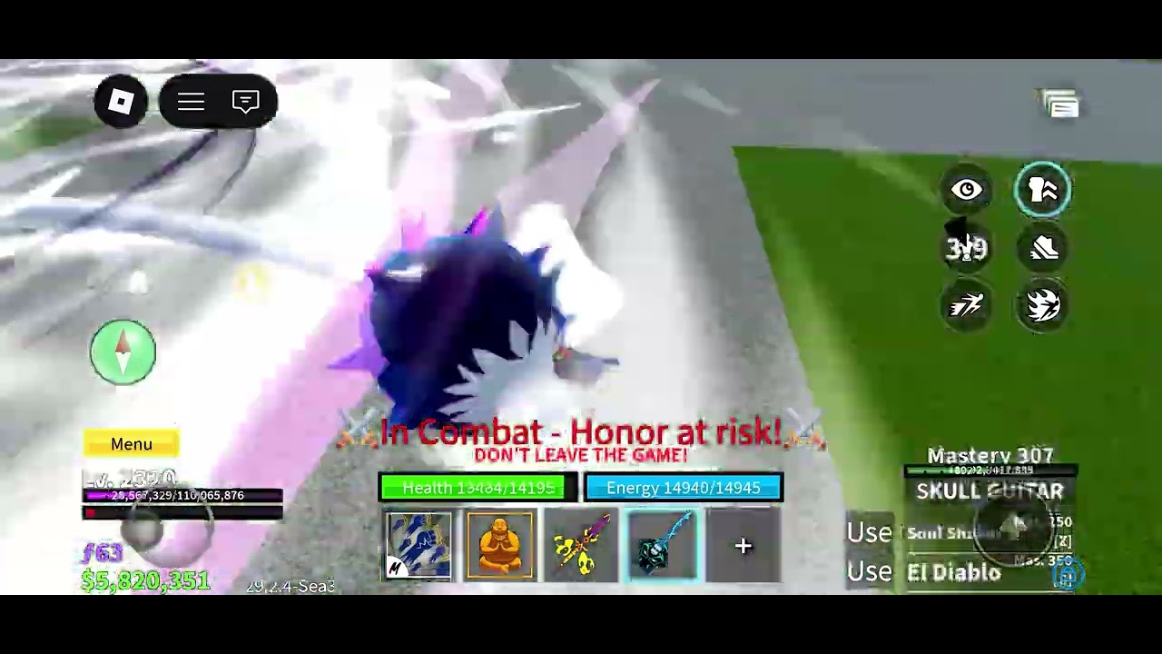 PvP in blox fruit ￼