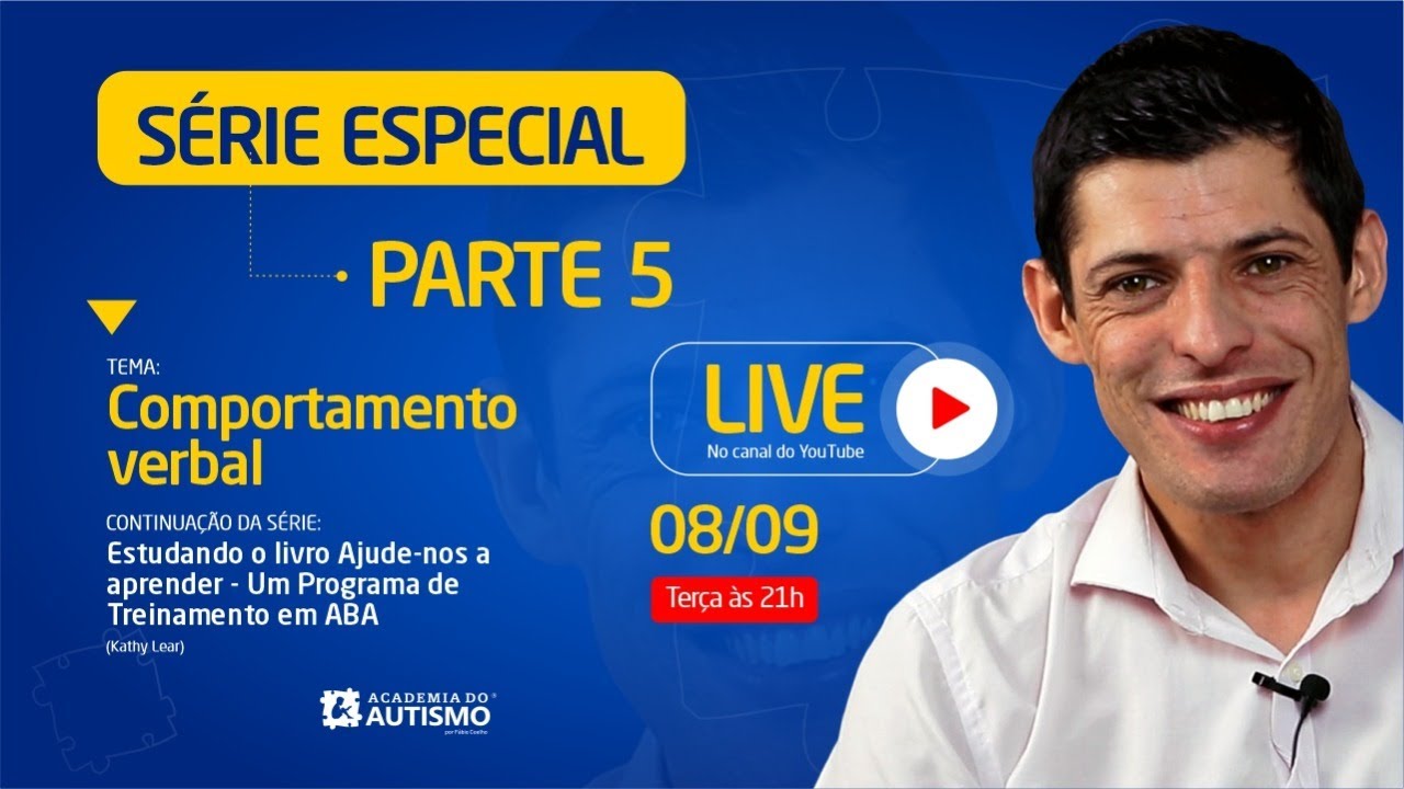 Comportamento Verbal - Estudando o Livro Ajude-nos a aprender [Parte 5].