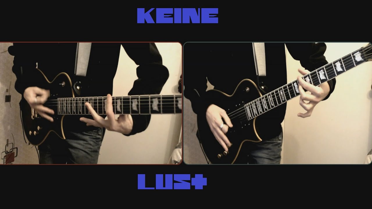 Rammstein - Keine Lust - guitar cover (+mini solo ver.) by Marteec