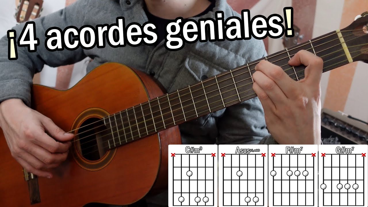 4 acordes de lujo para practicar arpegios (Fáciles pero elegantes)