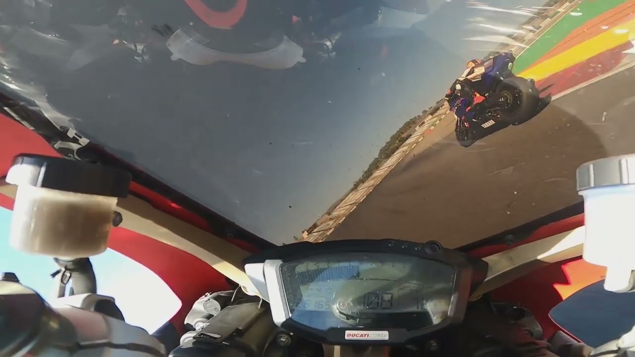 Ducati 848 evo track day Portimão 27/08/2023