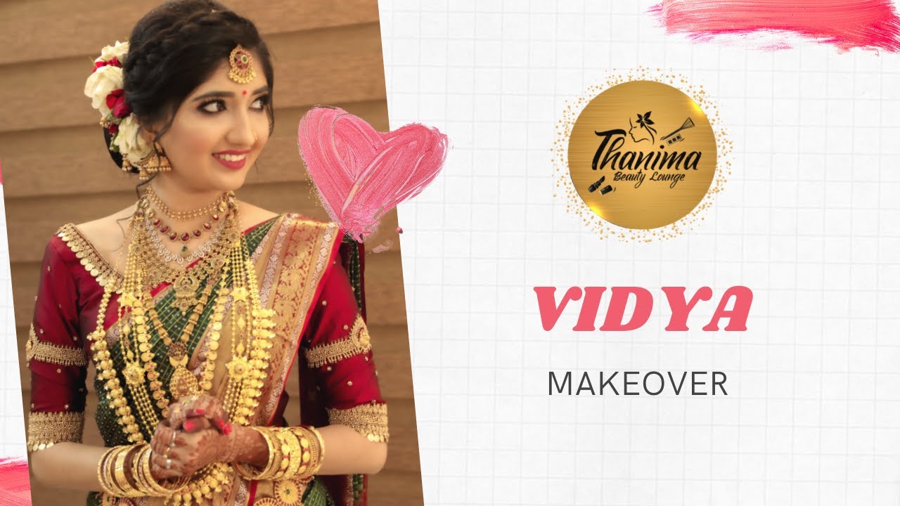 Makeover of Vidya | Airbrush Makeup | Kerala Brahmin Bride