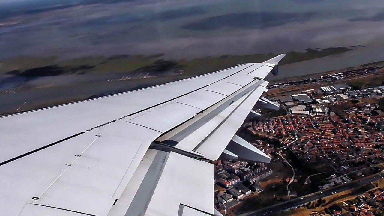 Lufthansa Airbus A321 CLASSIC TAKEOFF from Lisbon Airport