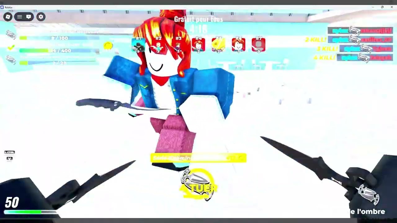 JE SUIS TROP FORT AU COUTEAU