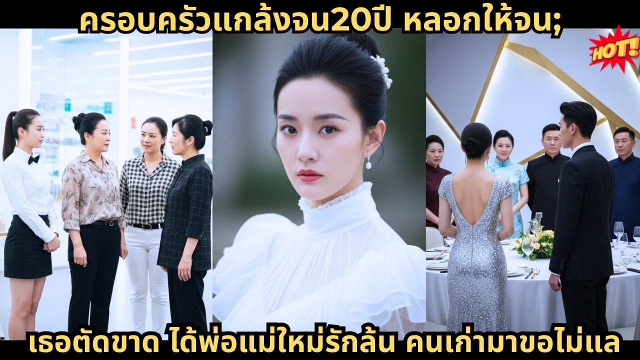 ครอบครัวแกล้งจน20ปี หลอกให้จน; เธอตัดขาด ได้พ่อแม่ใหม่รักล้น คนเก่ามาขอไม่แล