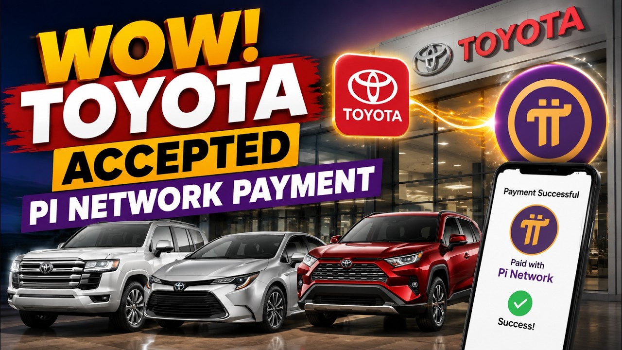 СЕНСАЦИОННАЯ НОВОСТЬ: 😲 ВАУ! TOYOTA ПРИНИМАЕТ СЕТЬ PI ПО ОЧЕНЬ ВЫСОКОЙ ЦЕНЕ GCV 314,159 PI &mdash; К ЛУНЕ!