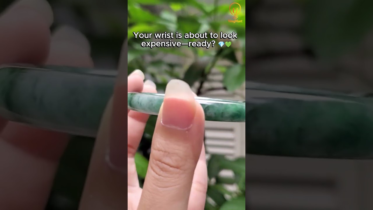 Green to Dark Green Jade Bagle - YingMart
