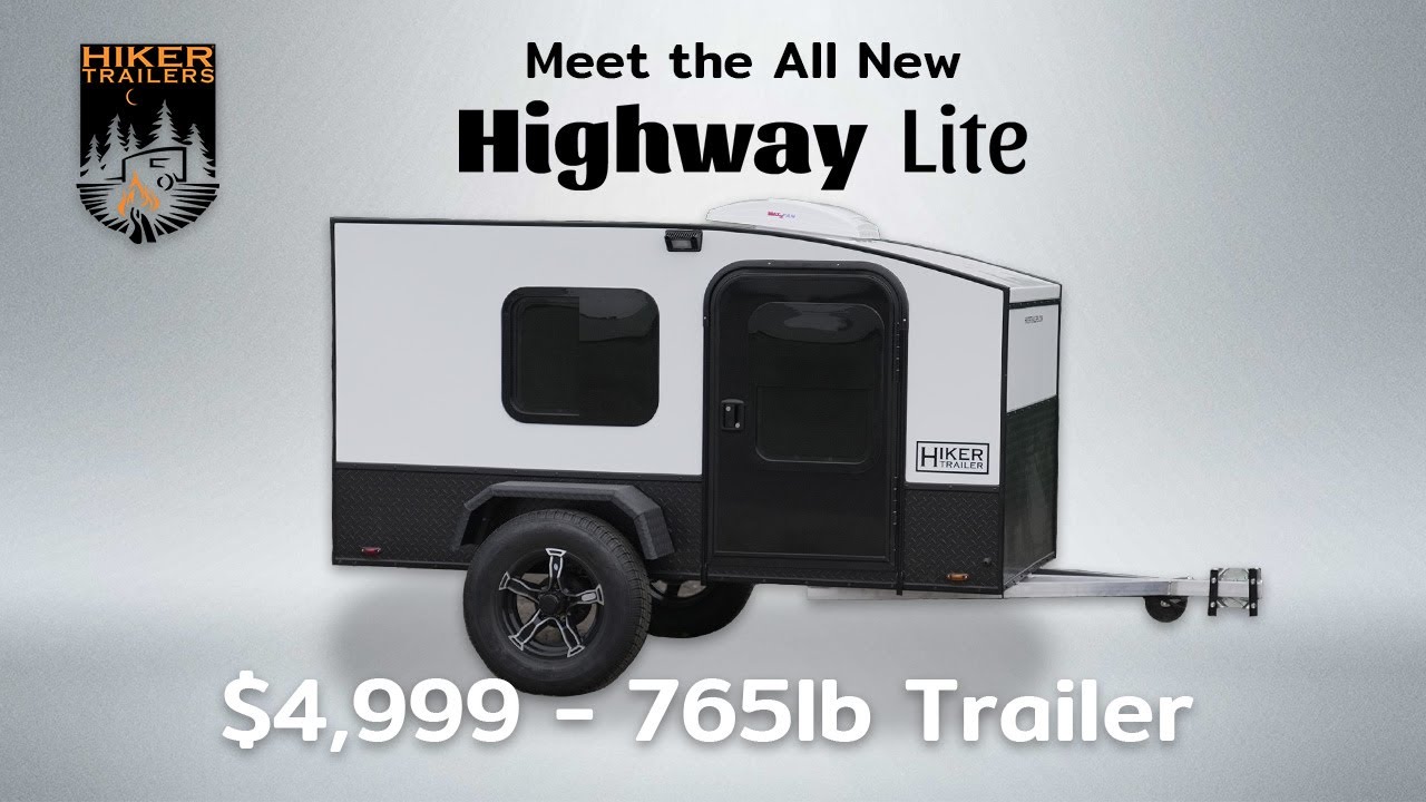 Highway Lite - 5499 долларов - Кемпинговый прицеп весом 765 фунтов - Прицепы для пеших походов