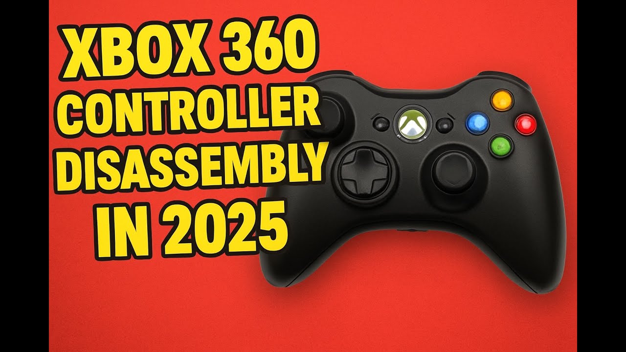 Xbox 360 controller disassembly & reassembly