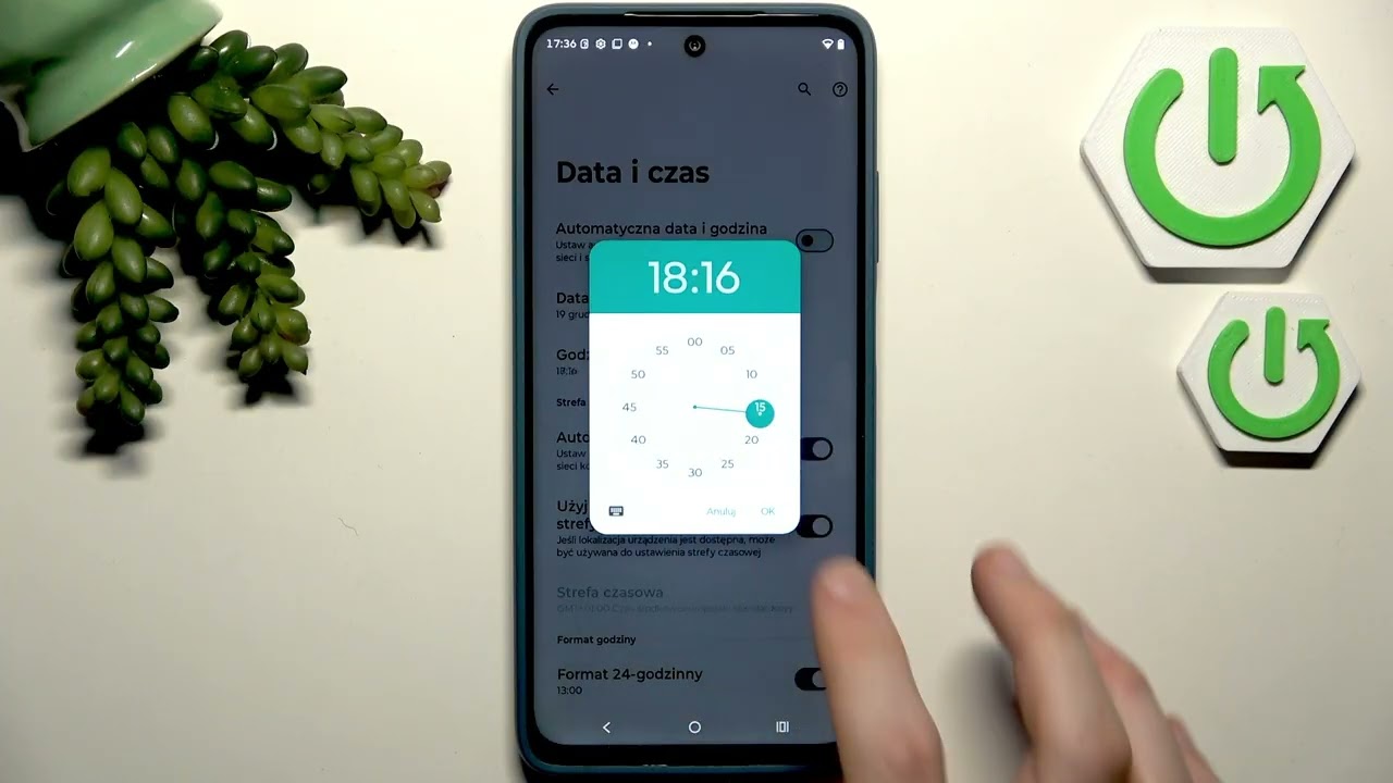 MOTOROLA Moto G57 Power – Jak ustawić datę i czas