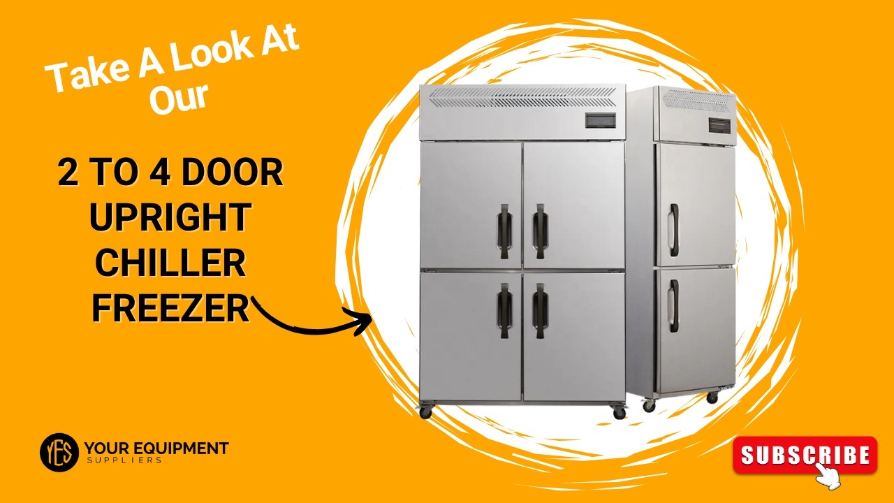 2 to 4 Door Upright Chiller Freezer