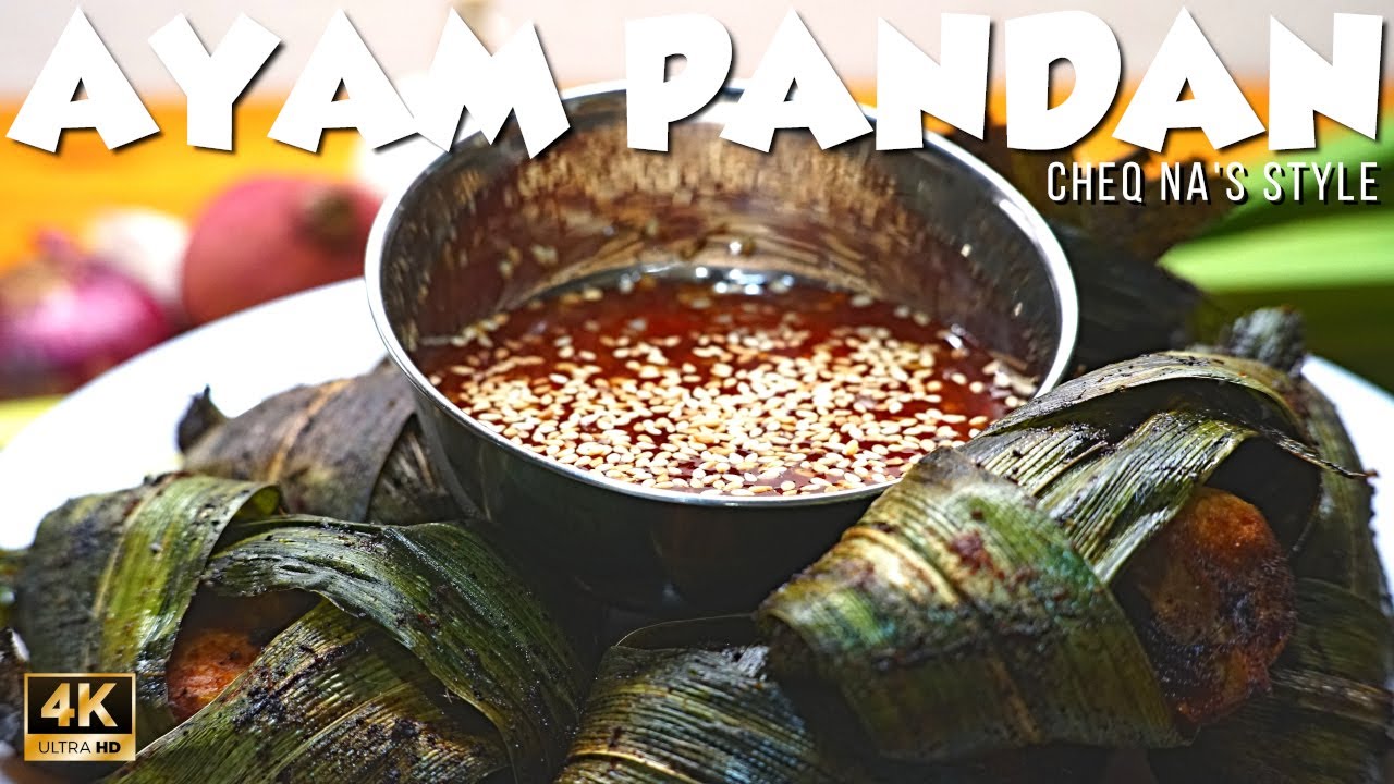 Resepi AYAM PANDAN Versi Cheq Na, Terduduk Sedap 😋 ... Lain Dari Yang Lain! [ENG sub]