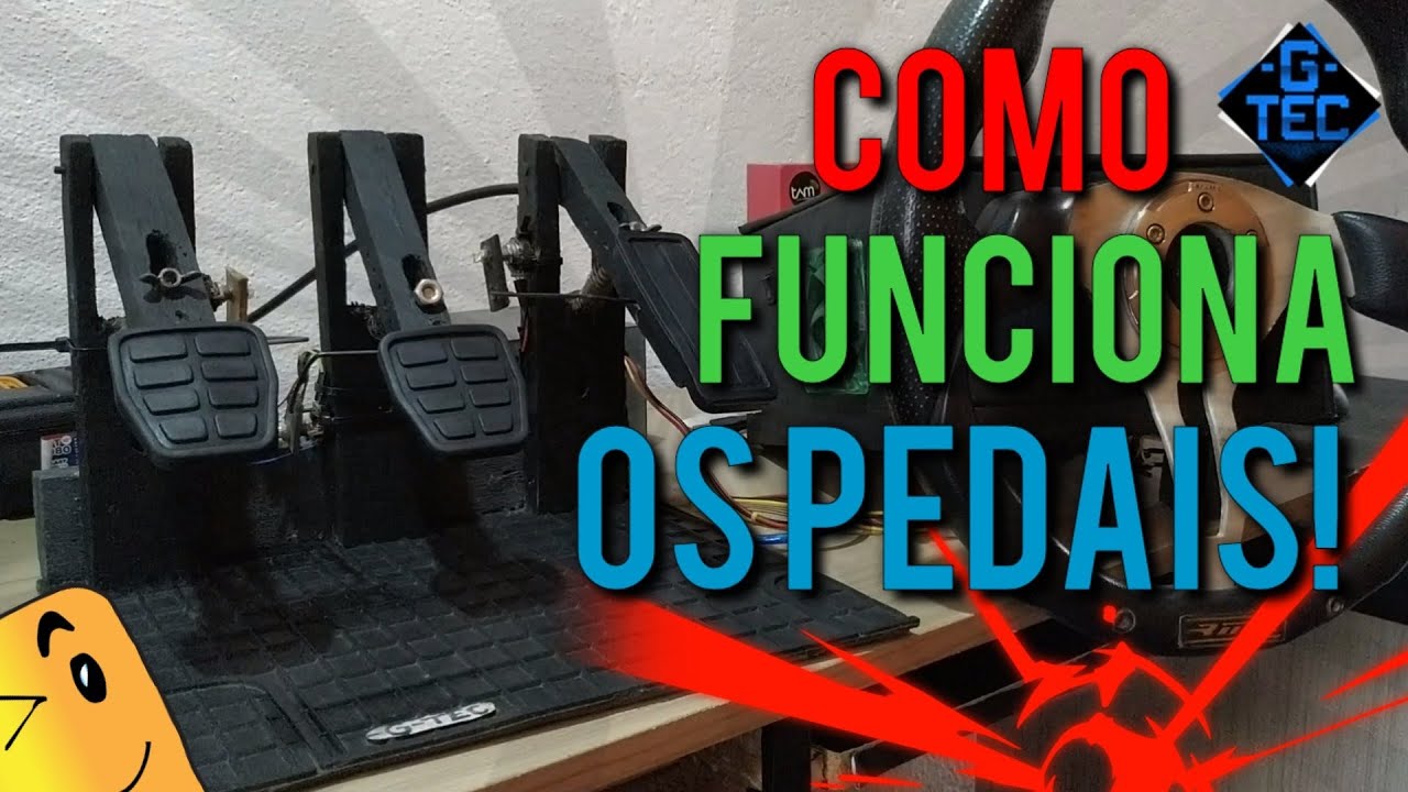 Como Funciona o Volante Caseiro + Pedais G-TEC