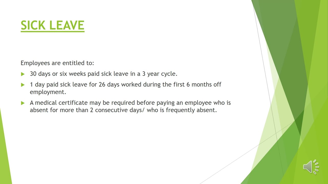 EMPLOYMENT LEAVES