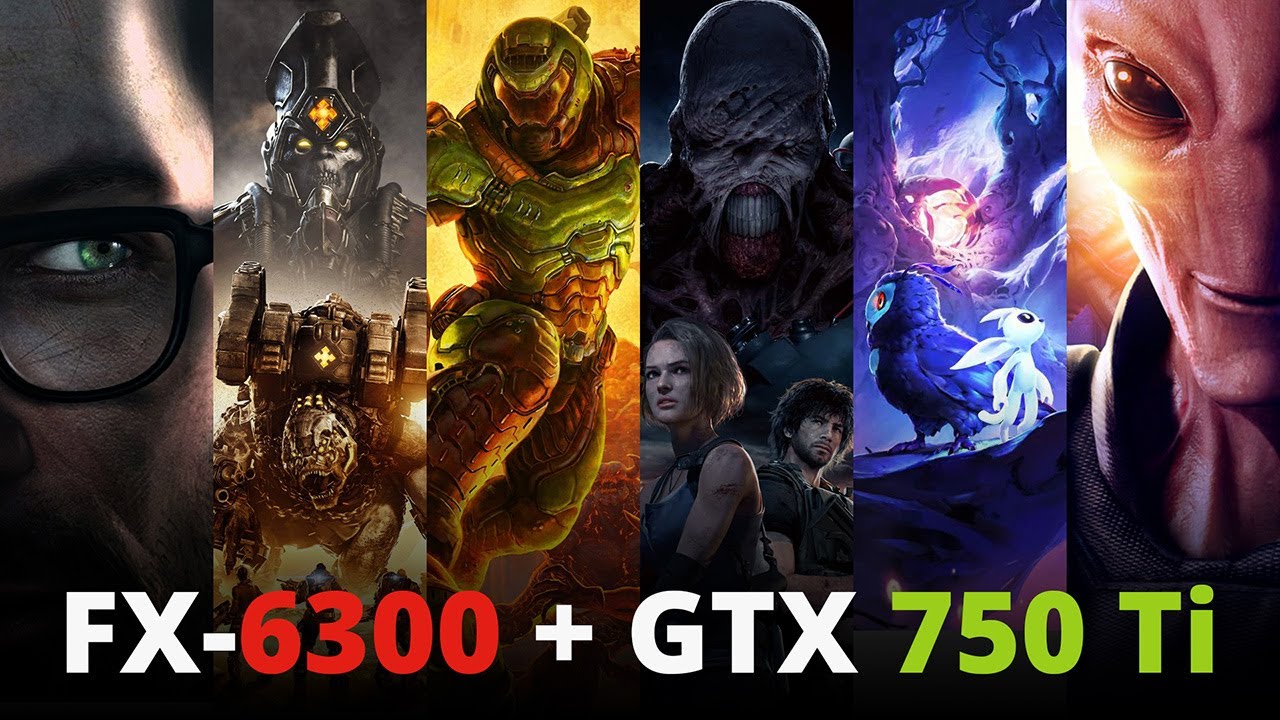 Spring 2020: FX-6300 + GTX 750 Ti in 6 games