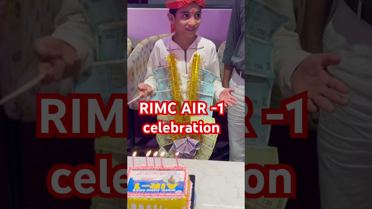 Rimc AIR -1 Celebration #foundationsclasses nitin sir