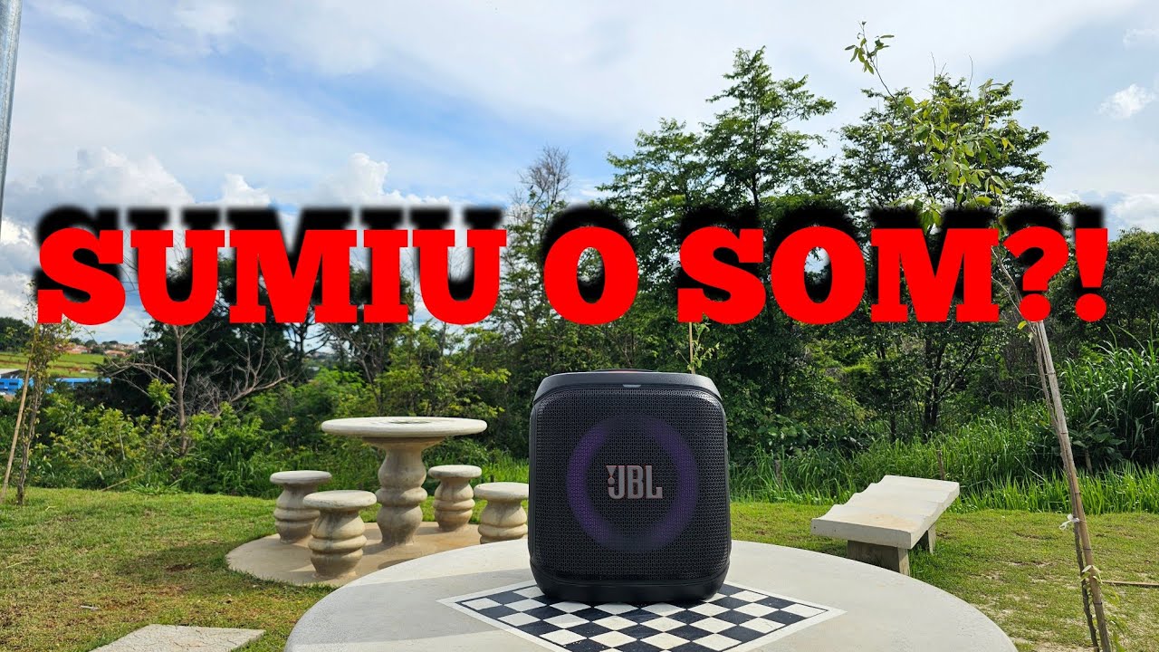 JBL PARTYBOX ENCORE 2 NÃO AGUENTA ÁREA ABERTA. Deu ruim 😓