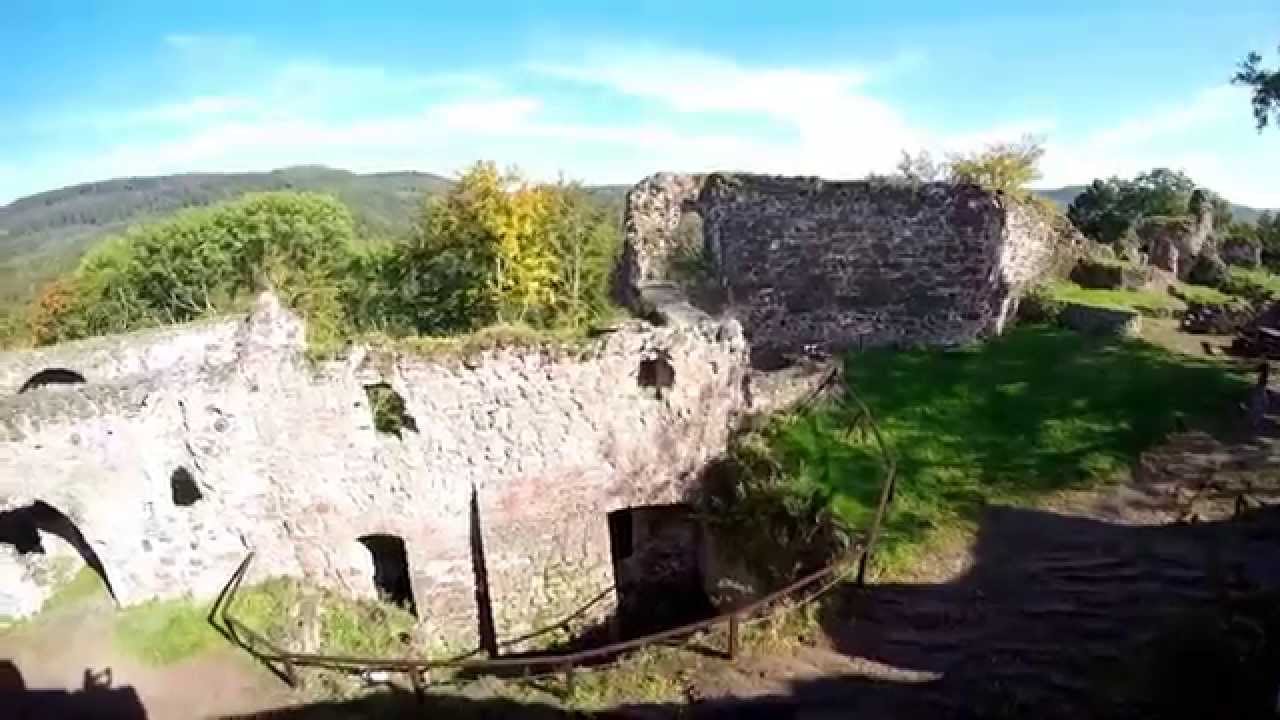 Die Burgruine Hohnstein bei Neustadt / Harz