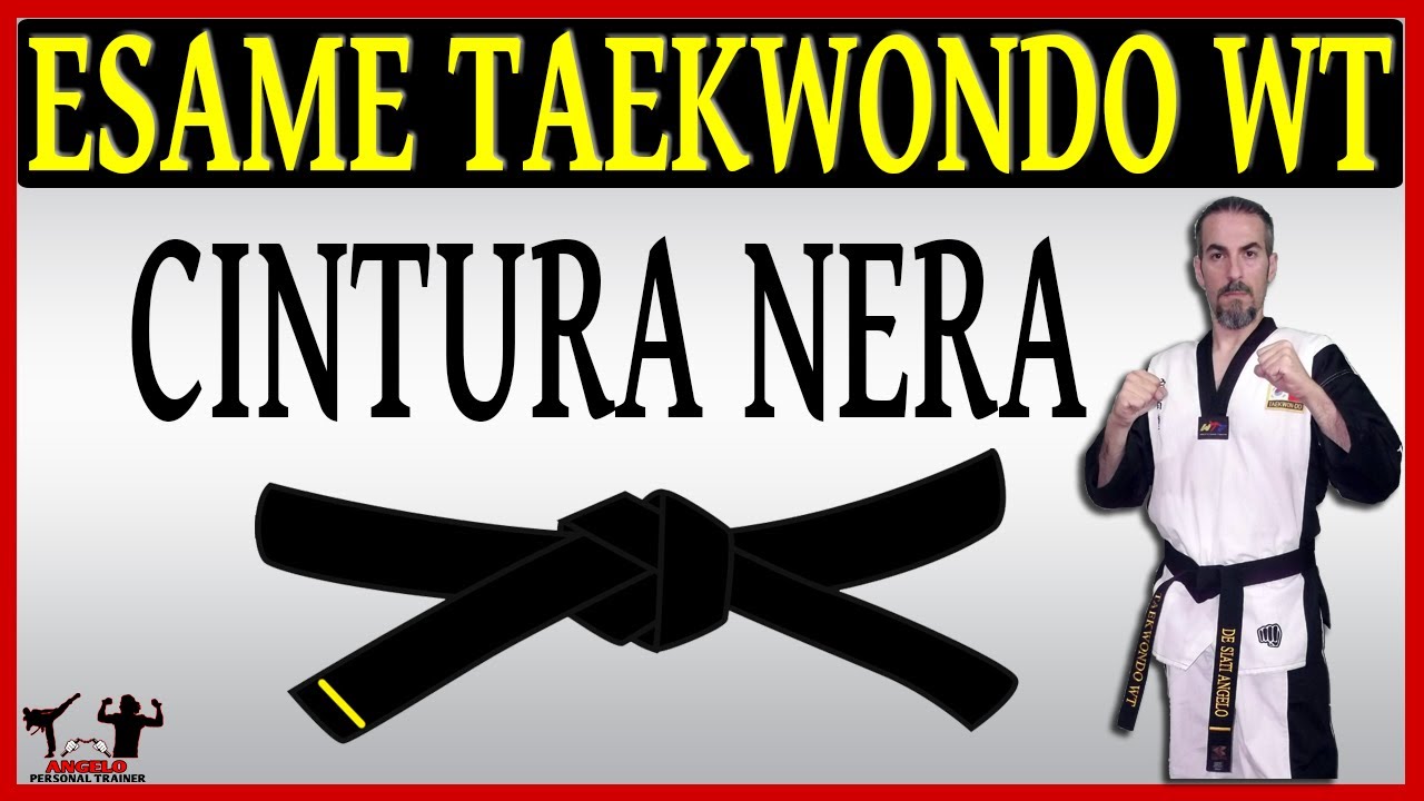 ESAME TAEKWONDO WT FITA: CINTURA NERA 1° DAN 🖤 (completo)