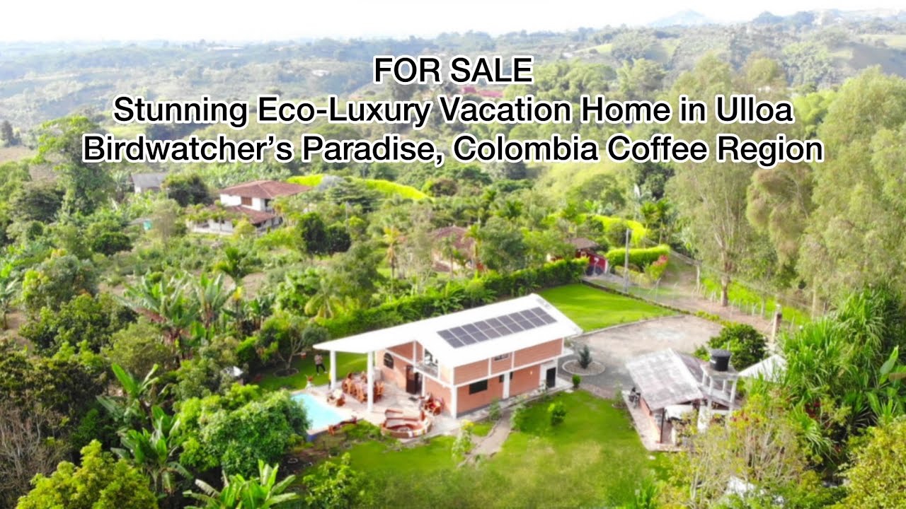 Eco-Luxury Vacation Home for Sale in Ulloa | A Birdwatcher's Paradise in the Coffee Region