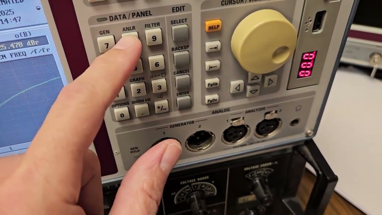 Rohde&Schwarz UPL Audio-Analyzer: Kalibrierung der Notch-Filter