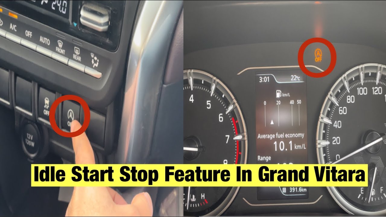 GRAND VITARA 2023 | IDLE START STOP FEATURE IN GRAND VITARA👍 | HOW IDLE START STOP SYSTEM WORKS🤔